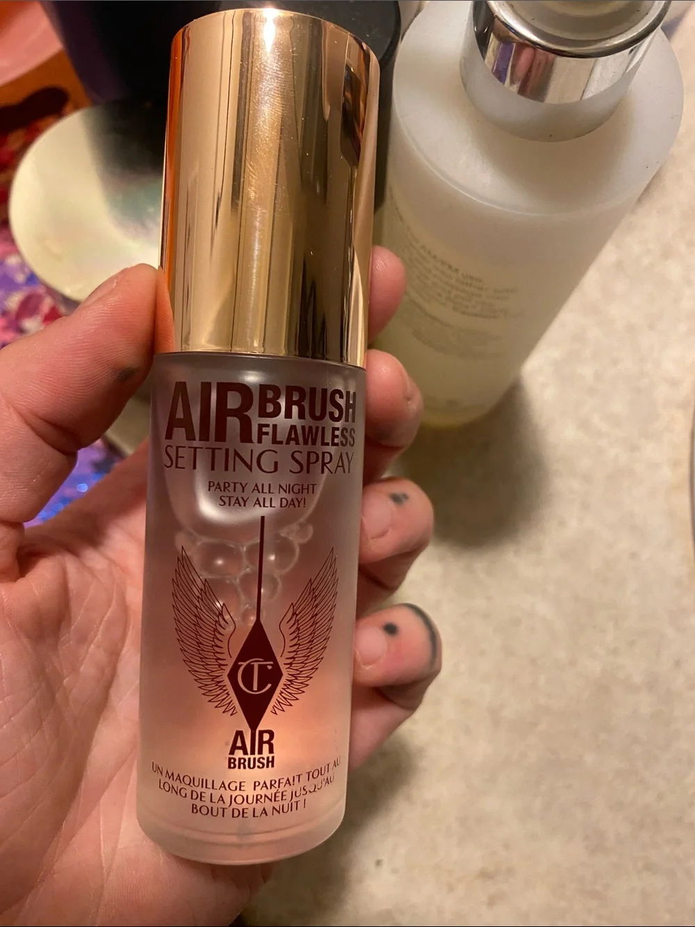 Charlotte Tilbury Airbrush Flawless Setting Spray — 90% full